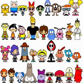 Human cartoon wallpaper