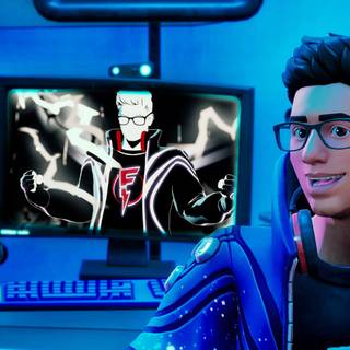 Flakes Power Fortnite wallpaper