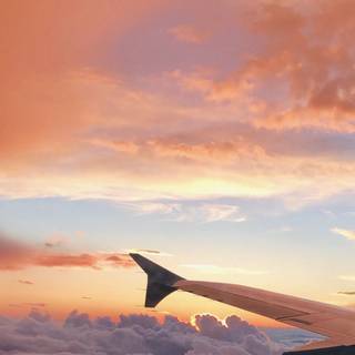 Aesthetic airplane wallpaper