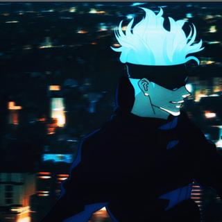 Gojo anime PS4 wallpaper