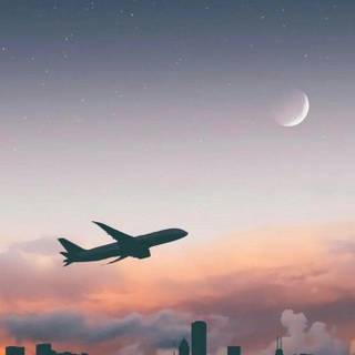 Aesthetic airplane wallpaper