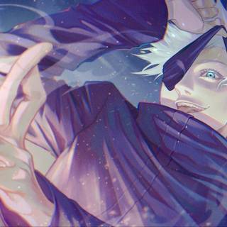 Gojo anime PS4 wallpaper