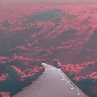 Aesthetic airplane wallpaper