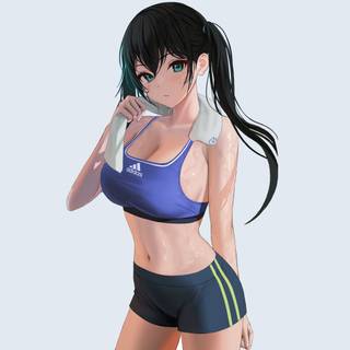 Anime fitness wallpaper