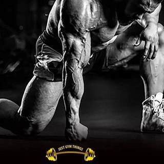 iPhone black gym wallpaper