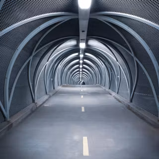Tunnel vision wallpaper
