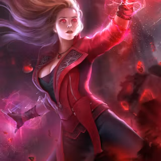 Scarlet Witch iPhone wallpaper