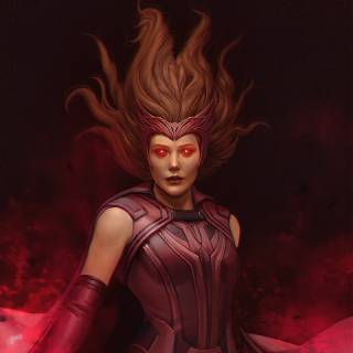 Scarlet Witch iPhone wallpaper