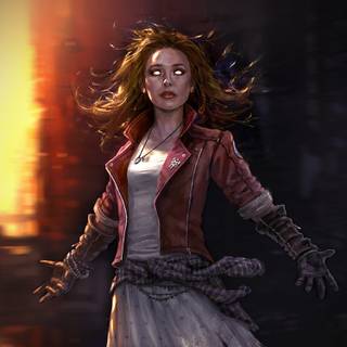 Scarlet Witch iPhone wallpaper