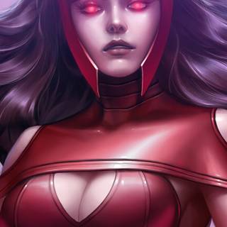 Scarlet Witch iPhone wallpaper