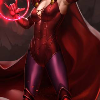 Scarlet Witch iPhone wallpaper