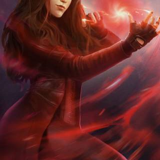 Scarlet Witch iPhone wallpaper