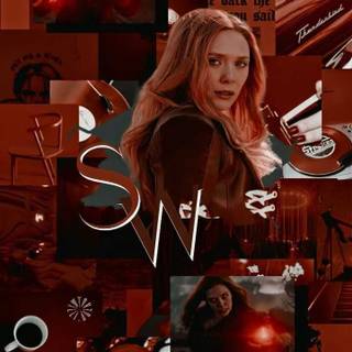 Scarlet Witch iPhone wallpaper