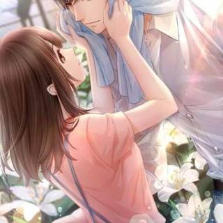 Anime love 4k phone wallpaper