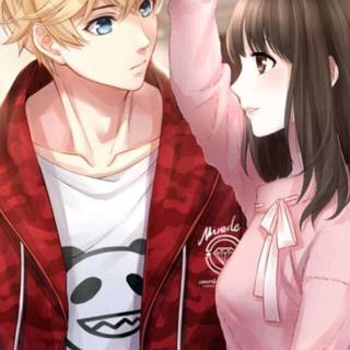 Anime love 4k phone wallpaper