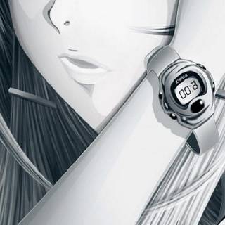 Cartoon drawing girl wallpaper