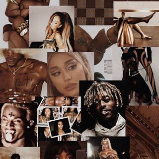 Black girl collage wallpaper