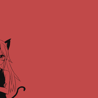 Cartoon drawing girl wallpaper