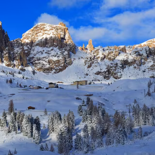 Alps winter 4k wallpaper