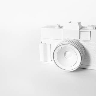 Camera white wallpaper