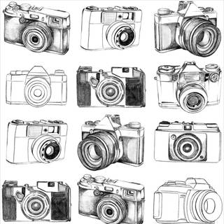 Camera white wallpaper