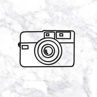 Camera white wallpaper