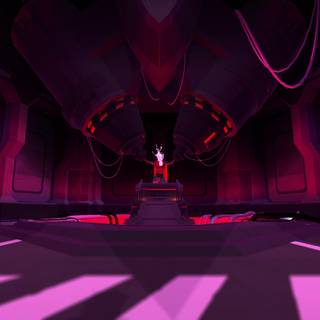 Neon samuari wallpaper