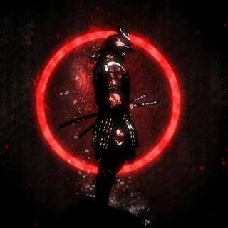 Neon samuari wallpaper