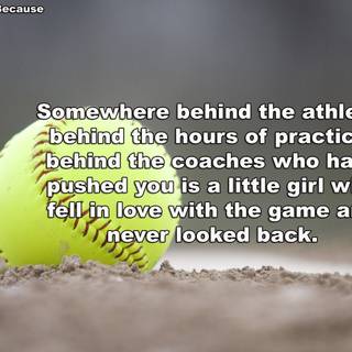 Softball girls wallpaper