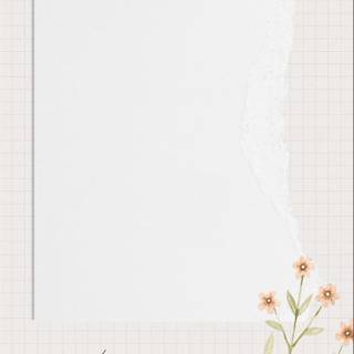 White frame wallpaper