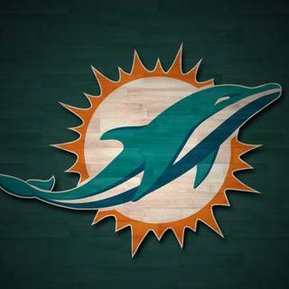 Dolphins logo wallpaper