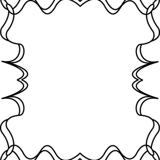 White frame wallpaper