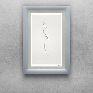 White frame wallpaper