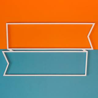 White frame wallpaper