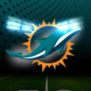 Dolphins logo wallpaper