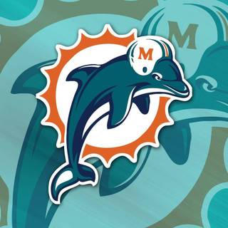Dolphins logo wallpaper