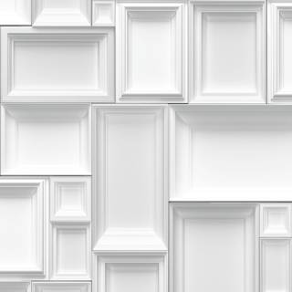 White frame wallpaper