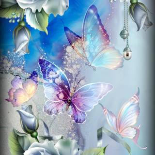 Spring fantasy iPhone wallpaper