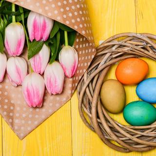 Spring and Easter vibes wallpaper