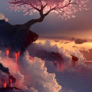 Spring fantasy iPhone wallpaper