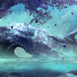 Spring fantasy iPhone wallpaper