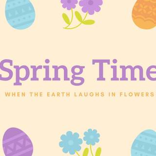 Spring and Easter vibes wallpaper