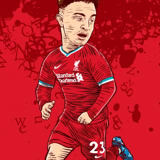 Liverpool cartoon wallpaper