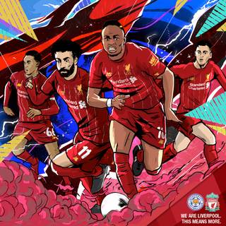 Liverpool cartoon wallpaper