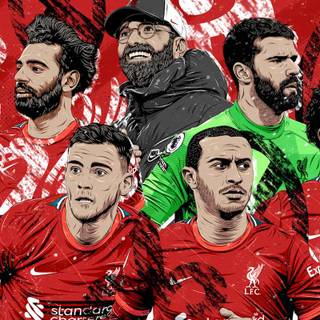 Liverpool cartoon wallpaper