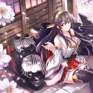 Spring Japan cartoons wallpaper