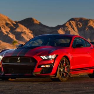 Ford Mustang 2023 red wallpaper