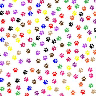 Dog prints wallpaper