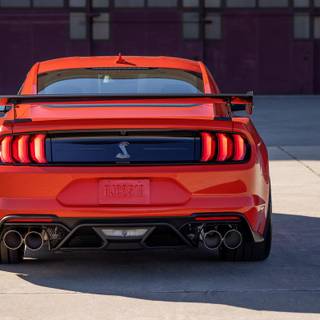 Ford Mustang 2023 red wallpaper