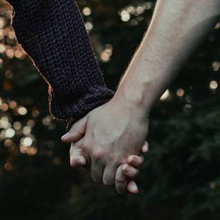 Hands together wallpaper